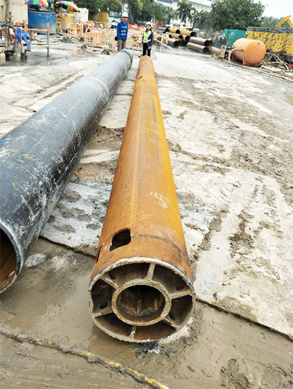 ����һƬ����ء���SWDH100��ֱ��Ǳ�״�����ʩ��ʵ¼