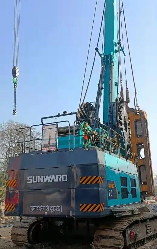 谢谢信!糖果派对官网智能SWHG70液压抓斗助力外洋基础施工获一定