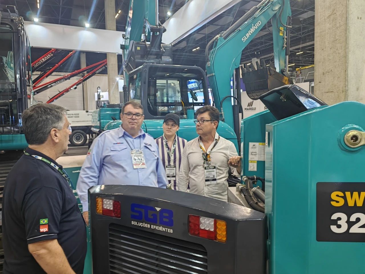 展出装备销售一空!糖果派对官网智能亮相2024巴西矿业展览会!