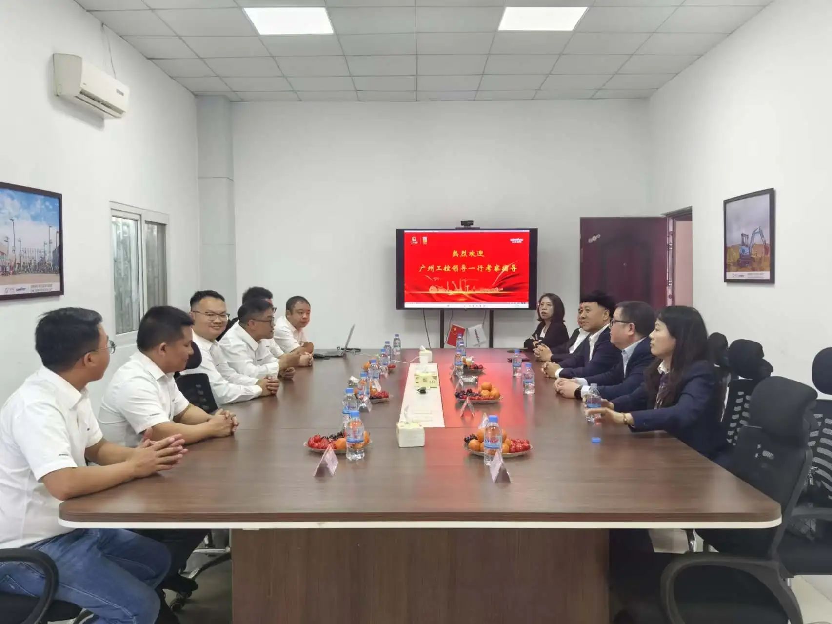 广州工控集团党委书记、董事长景广军率队考察糖果派对官网智能柬埔寨子公司